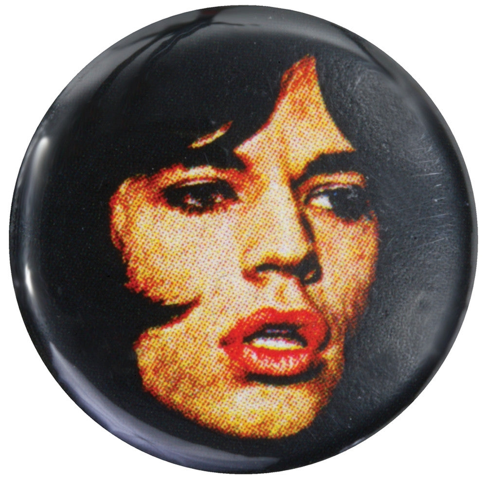 Rolling Stones - Mick Face Button Buttons Old Glory   