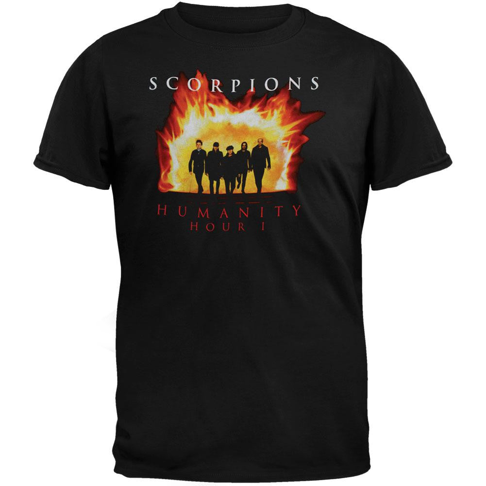 Scorpions - Flame Guys Tour T-Shirt Men's T-Shirts Scorpions LG Black 