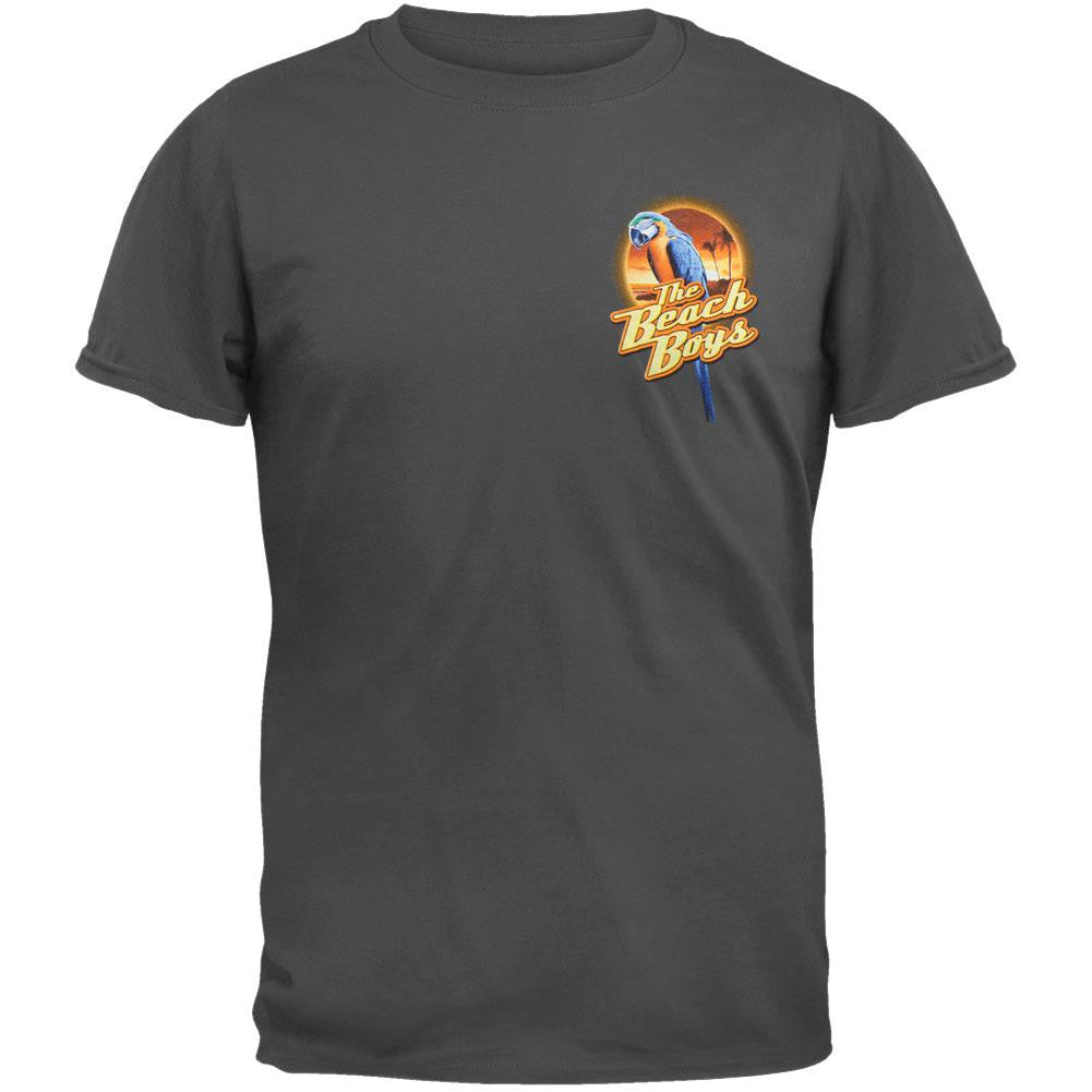 Beach Boys - Parrot Pocket Logo T-Shirt Men's T-Shirts Beach Boys SM Grey 