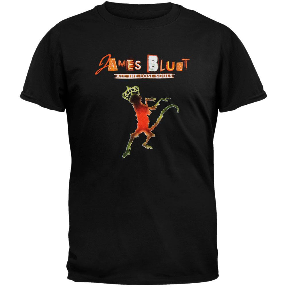 James Blunt - 3D Glow T-Shirt Men's T-Shirts James Blunt LG Black 