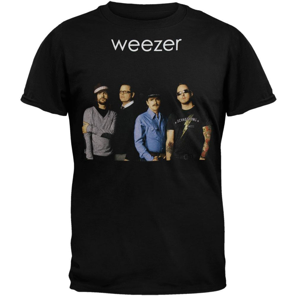 Weezer - Band Photo 08 T-Shirt Men's T-Shirts Weezer LG Black 