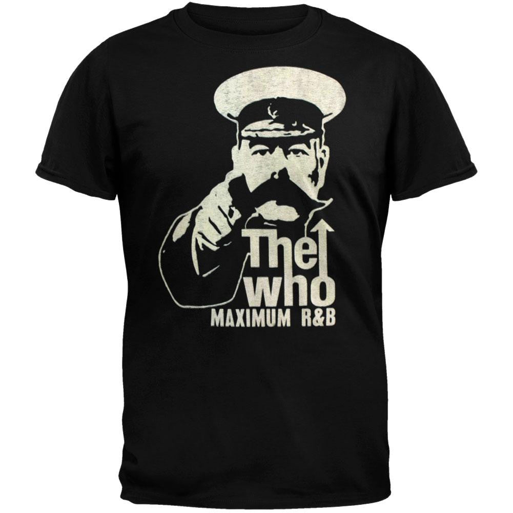 The Who - Admiral T-Shirt Men's T-Shirts The Who MD Black 