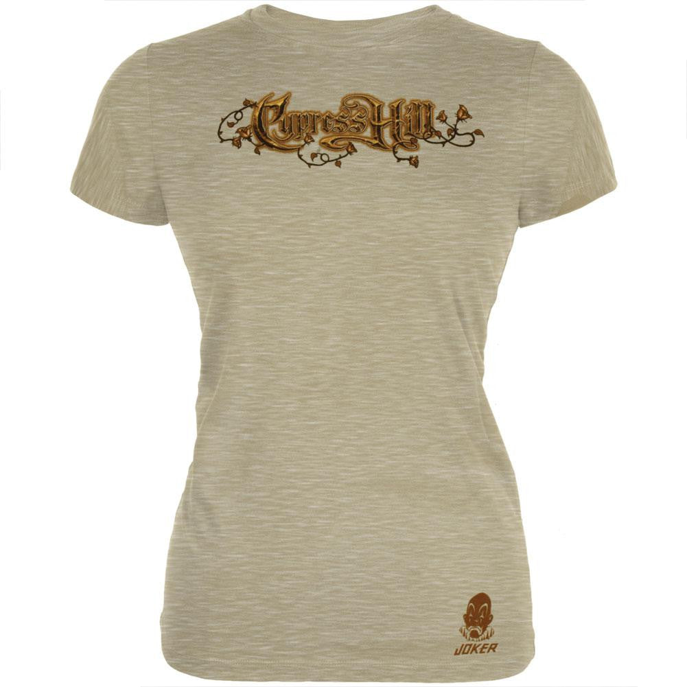 Cypress Hill - Rose Vine Juniors T-Shirt Juniors T-Shirts Cypress Hill MD Beige 