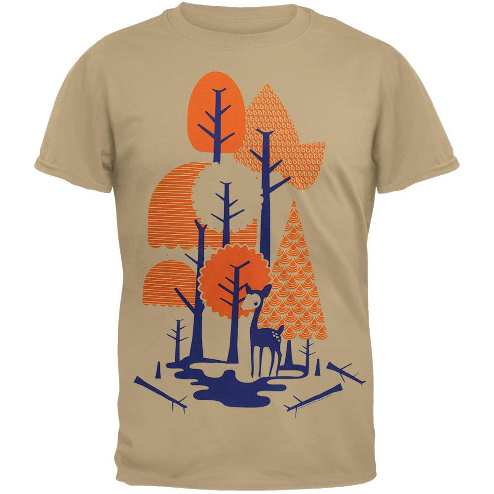 New Standard - Deer Forester Soft T-Shirt Men's T-Shirts New Standard LG Beige 