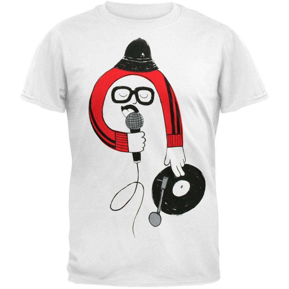 New Standard - Mc DJ Soft T-Shirt Men's T-Shirts New Standard LG White 