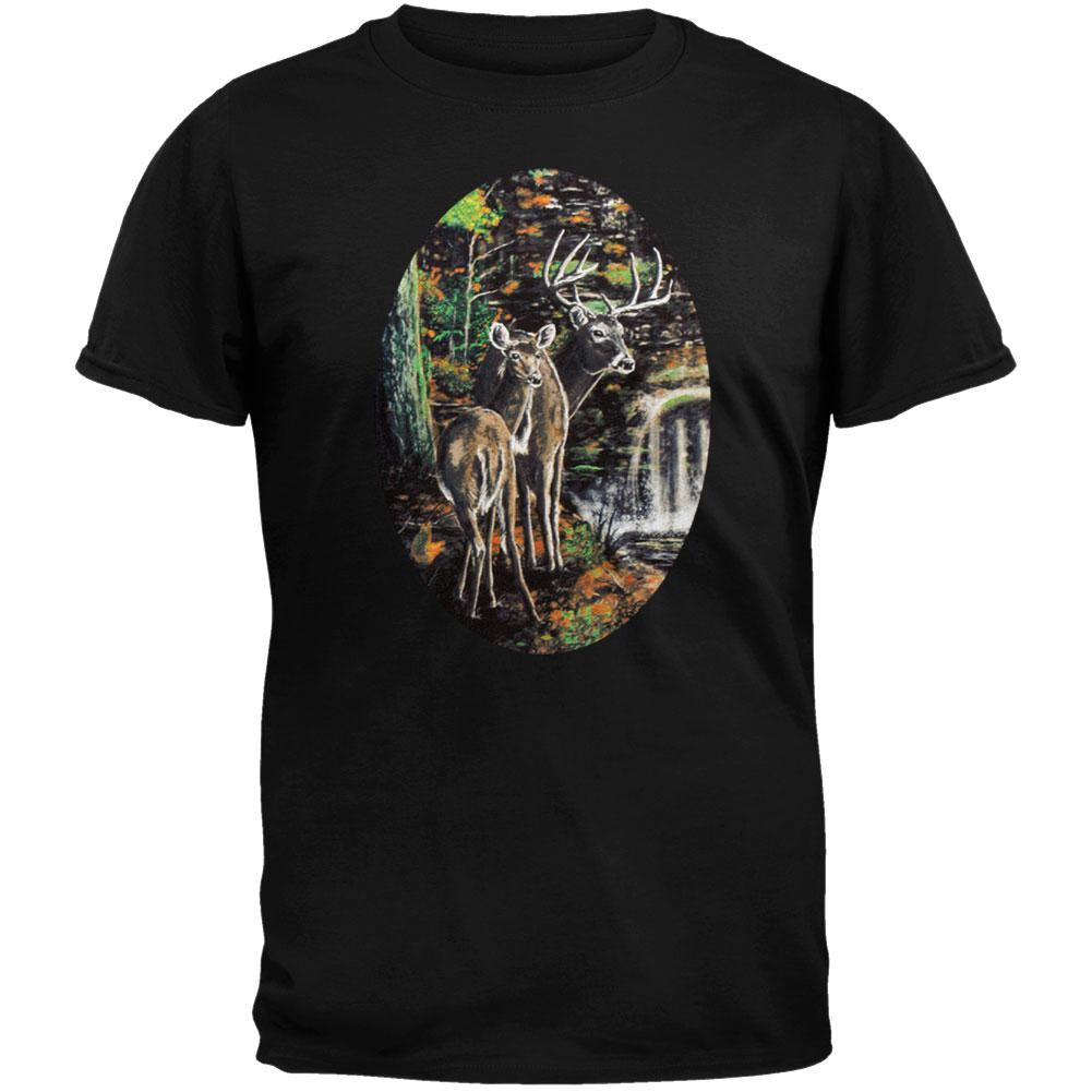 New Standard - Deer Soft T-Shirt Men's T-Shirts New Standard LG Black 