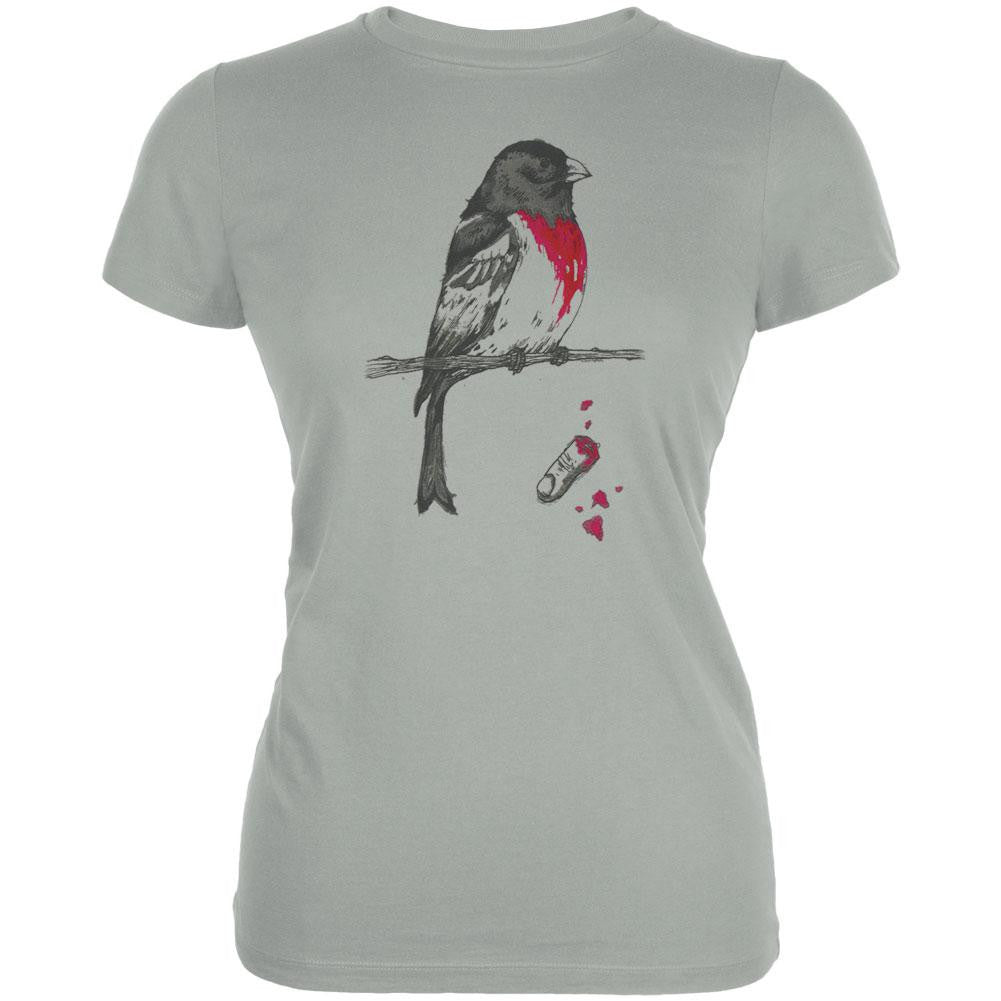 New Standard - Bloody Bird Soft T-Shirt Men's T-Shirts New Standard LG Grey 