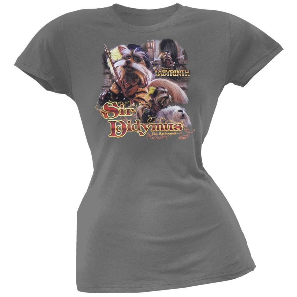 Labyrinth - Sir Didymus Juniors T-Shirt Juniors T-Shirts Labyrinth MD Grey