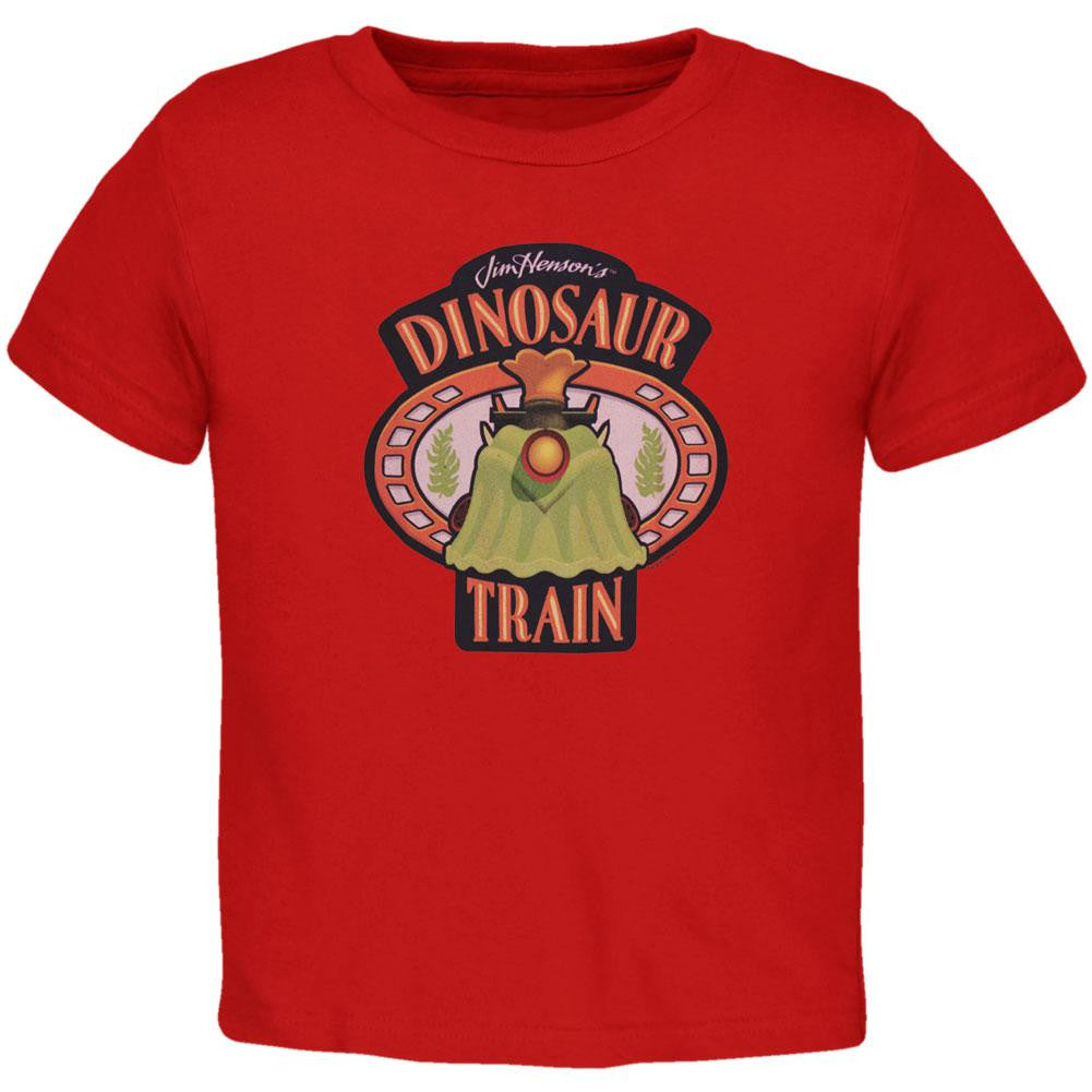 Dinosaur Train - Train Logo Juvy T-Shirt Juvenile T-Shirts Dinosaur Train J7 Red 