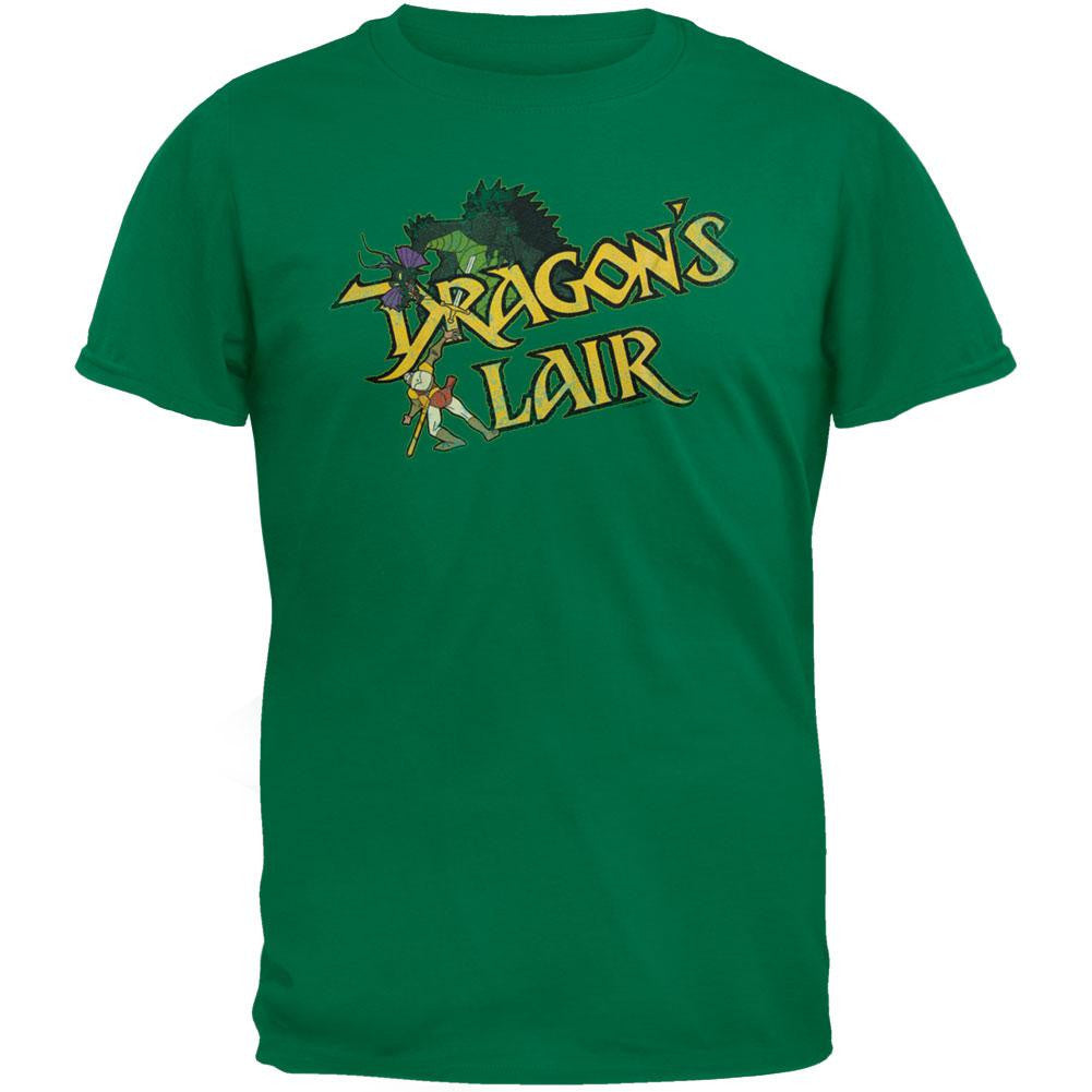 Dragon's Lair - Slay The Dragon T-Shirt Men's T-Shirts Dragon's Lair 2XL Green 