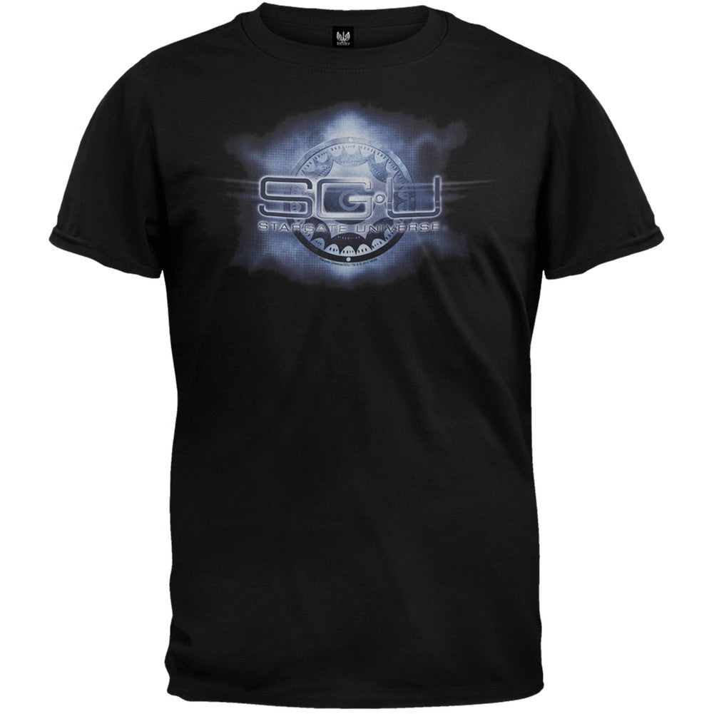 Stargate Universe - Icon T-Shirt Men's T-Shirts Stargate Universe SM Black 