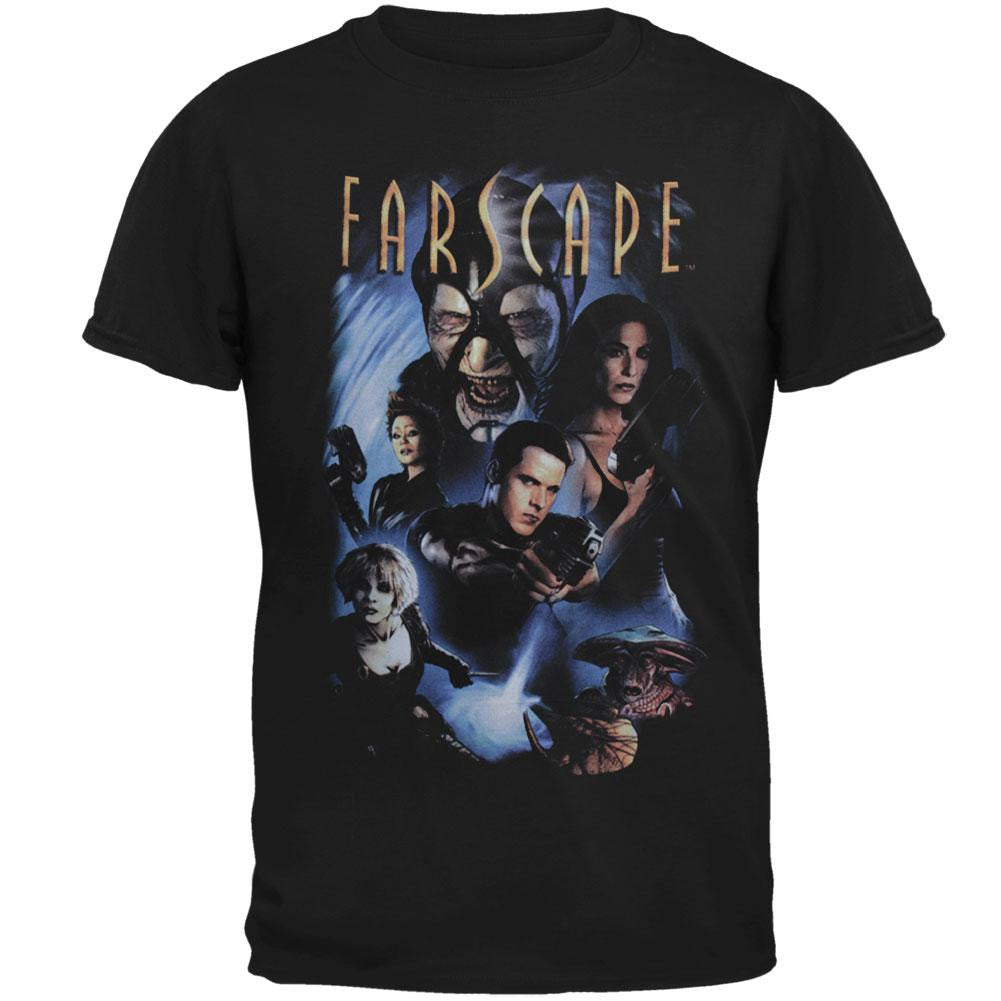 Farscape - Comic Cover T-Shirt Men's T-Shirts Farscape SM Black 