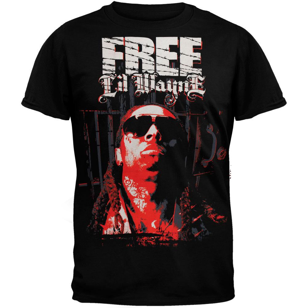 Lil Wayne - Main Yard T-Shirt Men's T-Shirts Lil Wayne SM Black 