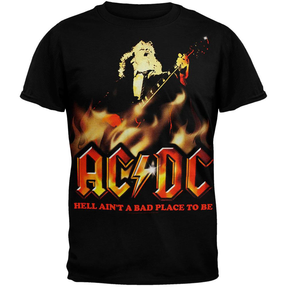 AC/DC - Hell T-Shirt Men's T-Shirts AC/DC SM Black 