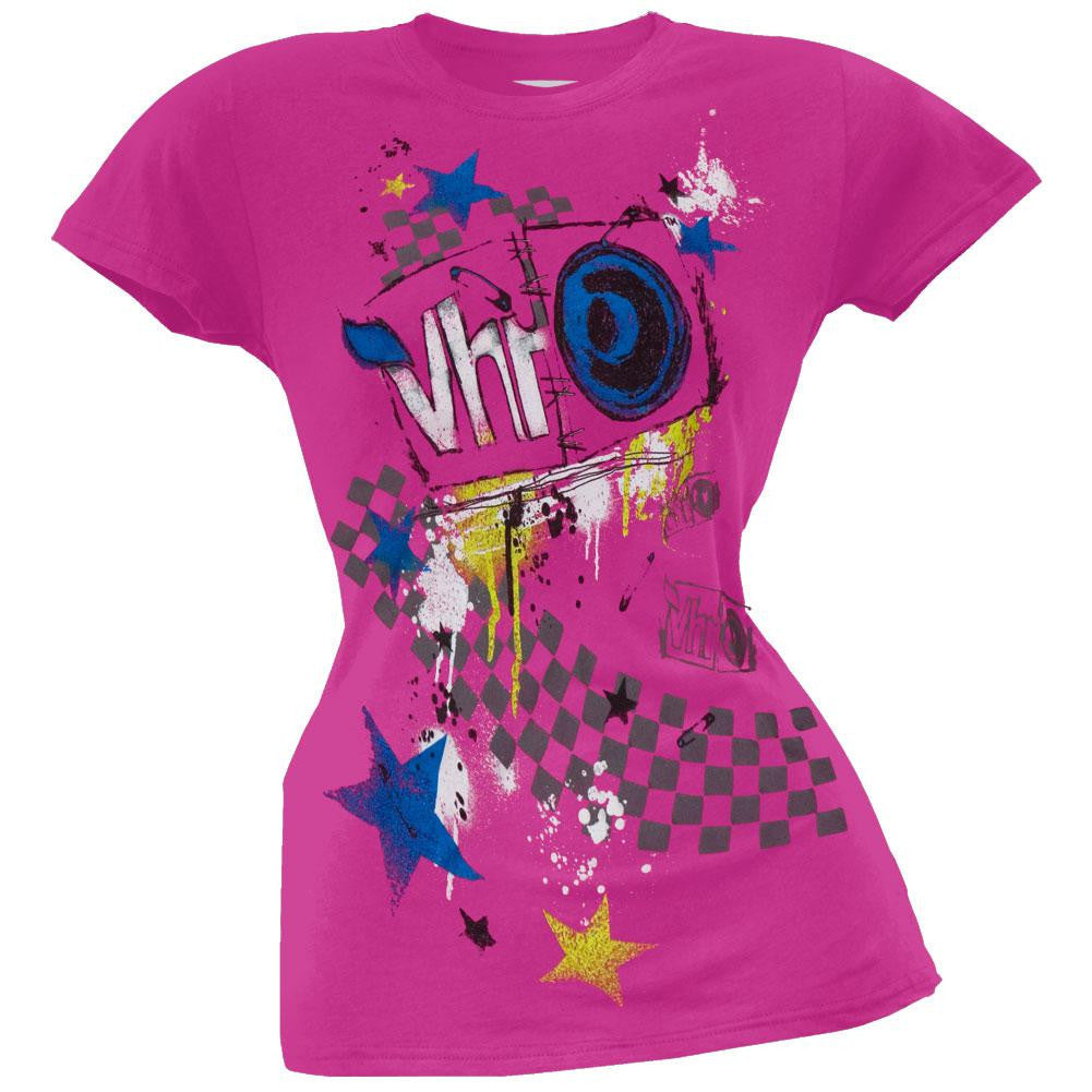 Vh1 - Speakers Juniors T-Shirt Juniors T-Shirts Old Glory LG Pink 