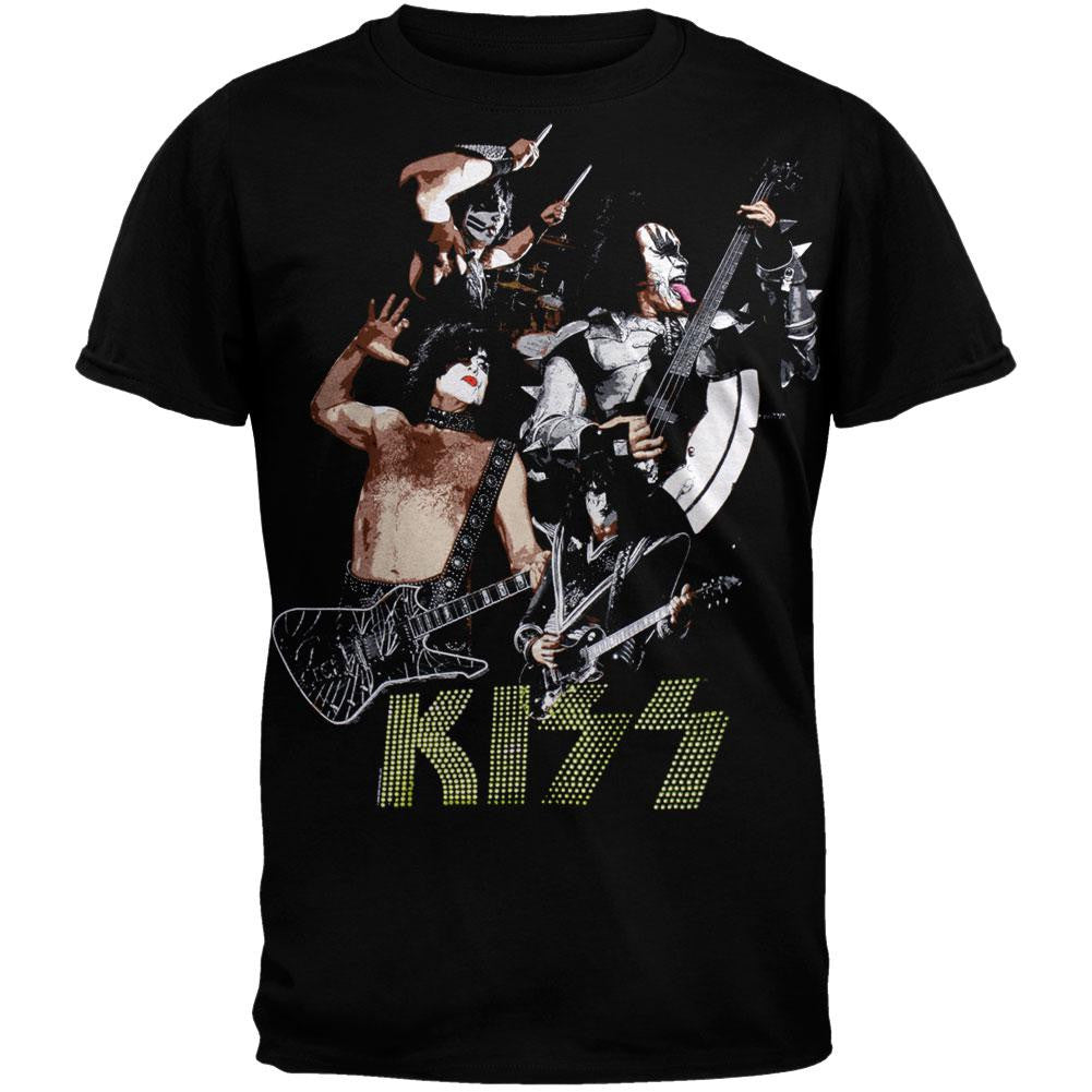 Kiss - Danger Us T-Shirt Men's T-Shirts Kiss SM Black 