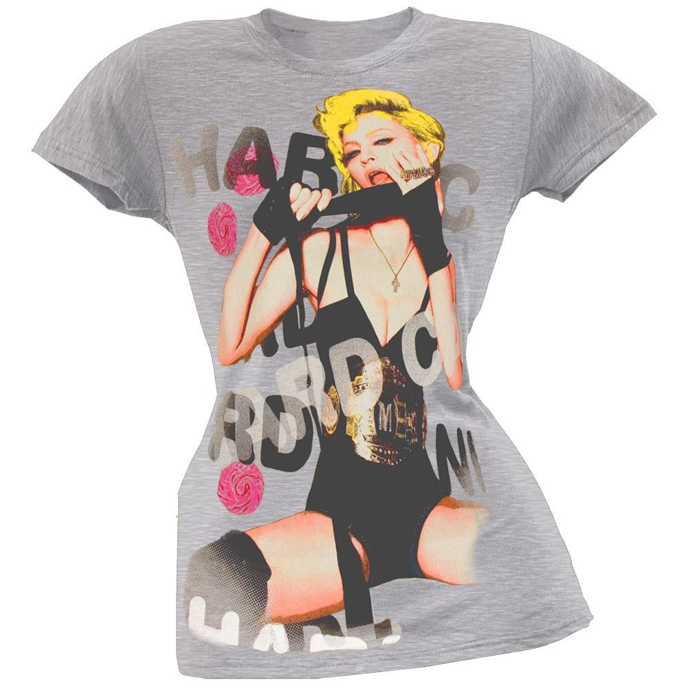 Madonna - Sweet Contender Juniors T-Shirt Juniors T-Shirts Madonna LG Grey 