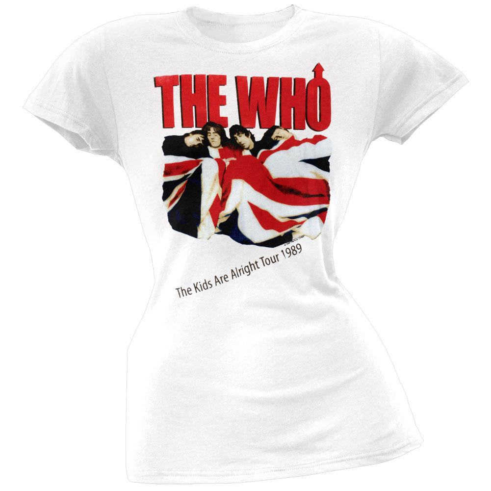 The Who - The Kids Juniors T-Shirt Juniors T-Shirts The Who LG White 