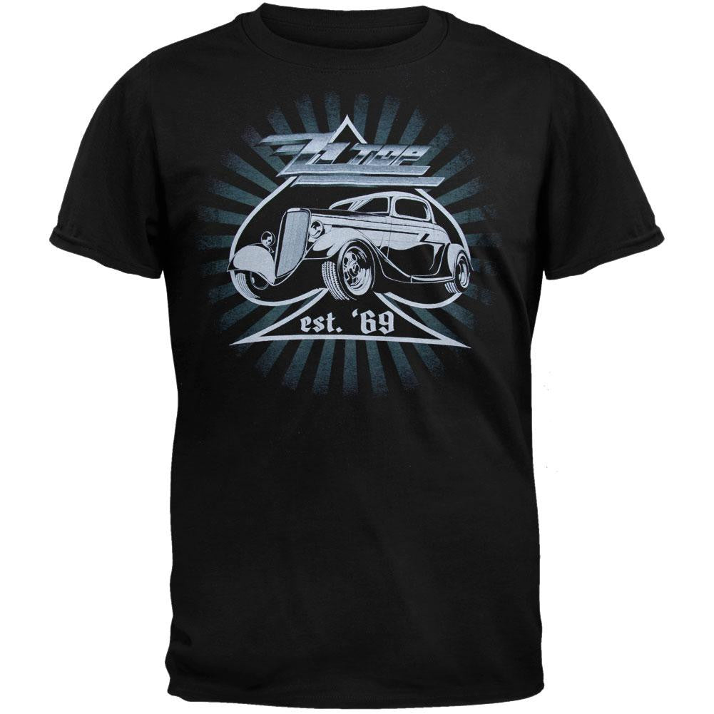 ZZ Top Speed Shop Mens T Shirt Men's T-Shirts ZZ Top SM Black 