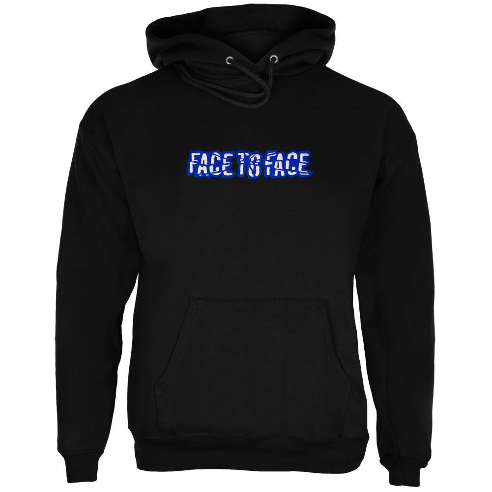 Face To Face - Embroidered Logo Pullover Hoodie Men's Hoodies Face To Face 2XL Black 