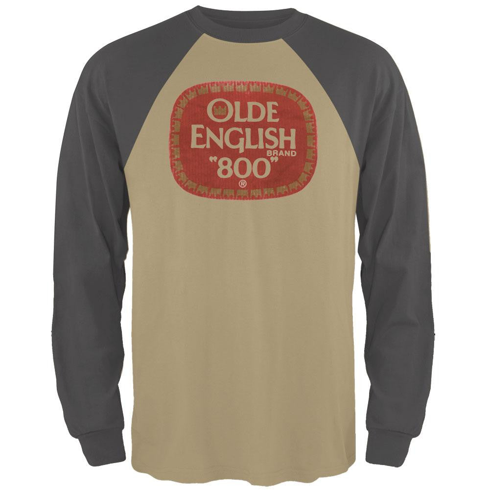 Olde English - Logo Diamond Long Sleeve T-Shirt Men's Long Sleeves Old English SM Beige 