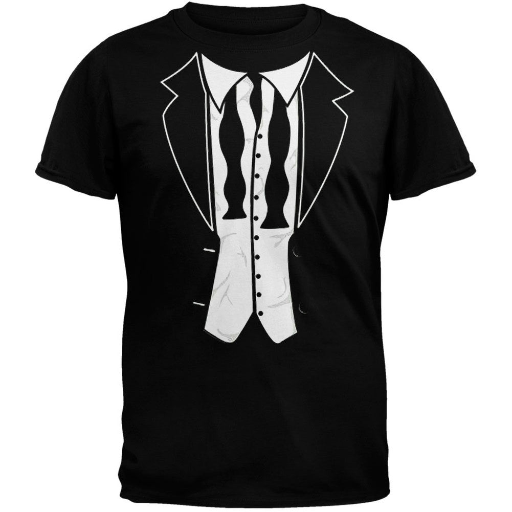 Halloween Disheveled Tuxedo T-Shirt Men's T-Shirts Old Glory   