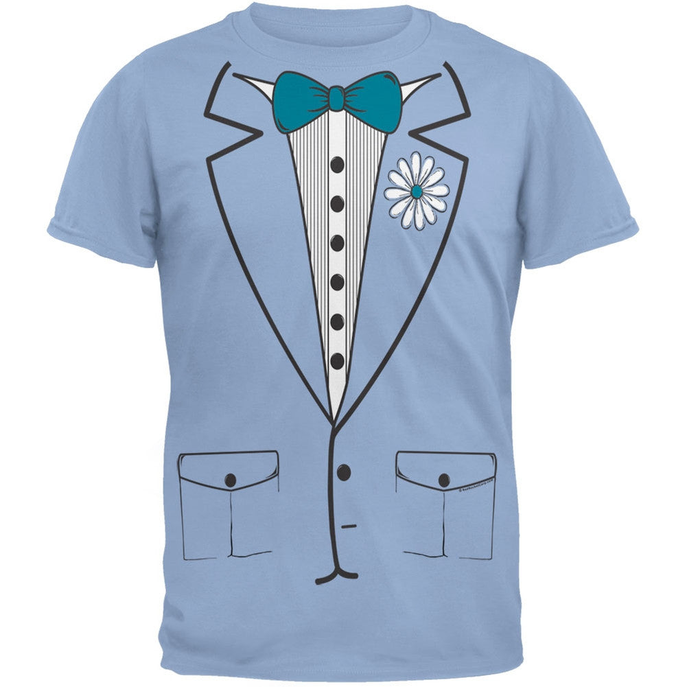 Halloween Blue Leisure Suit Tuxedo T-Shirt Men's T-Shirts Old Glory   