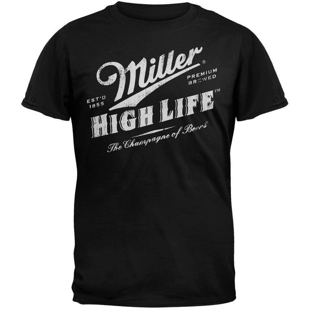 Miller High Life - Champagne T-Shirt Men's T-Shirts Miller SM Colorless 