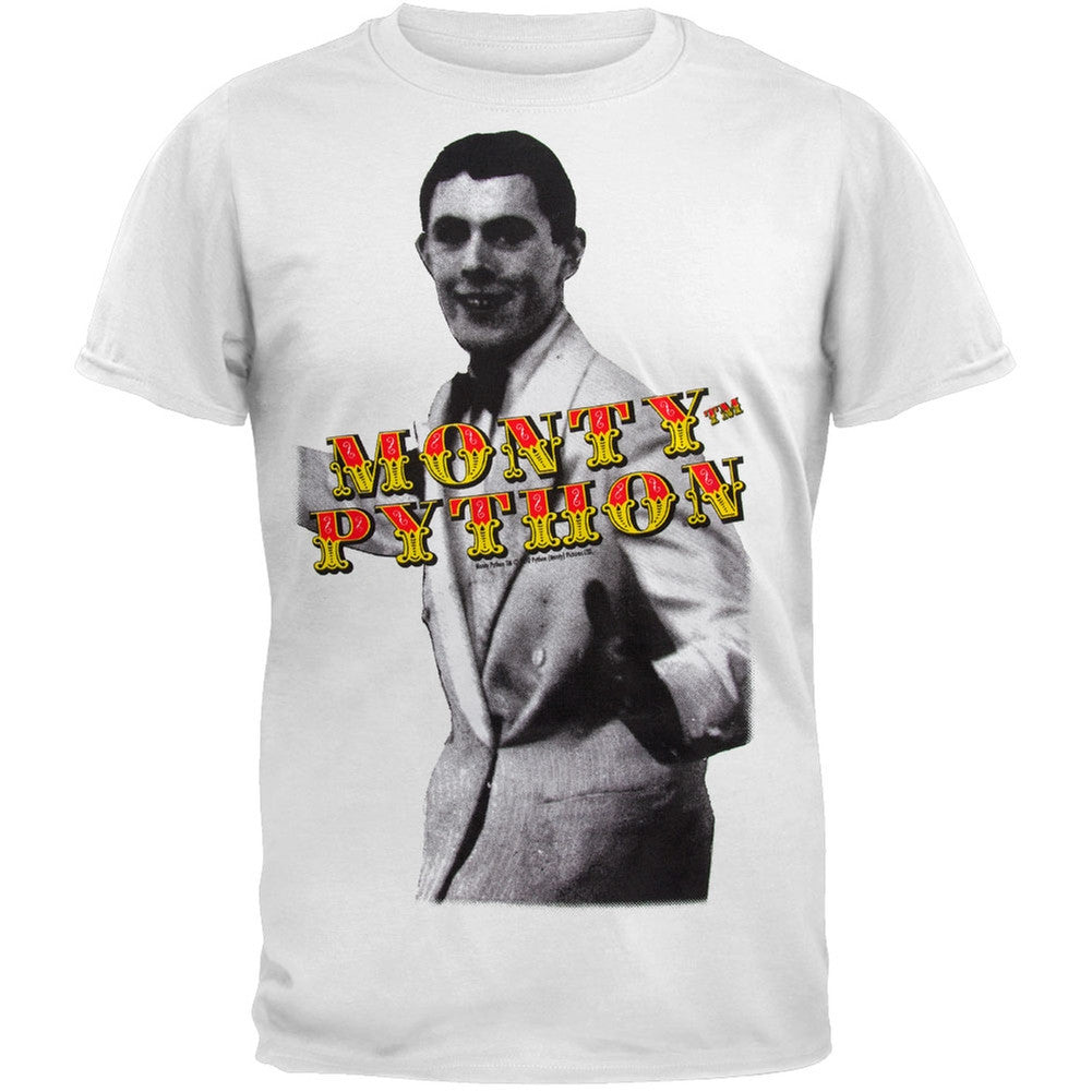 Monty Python - Big Man T-Shirt Men's T-Shirts Monty Python SM White 