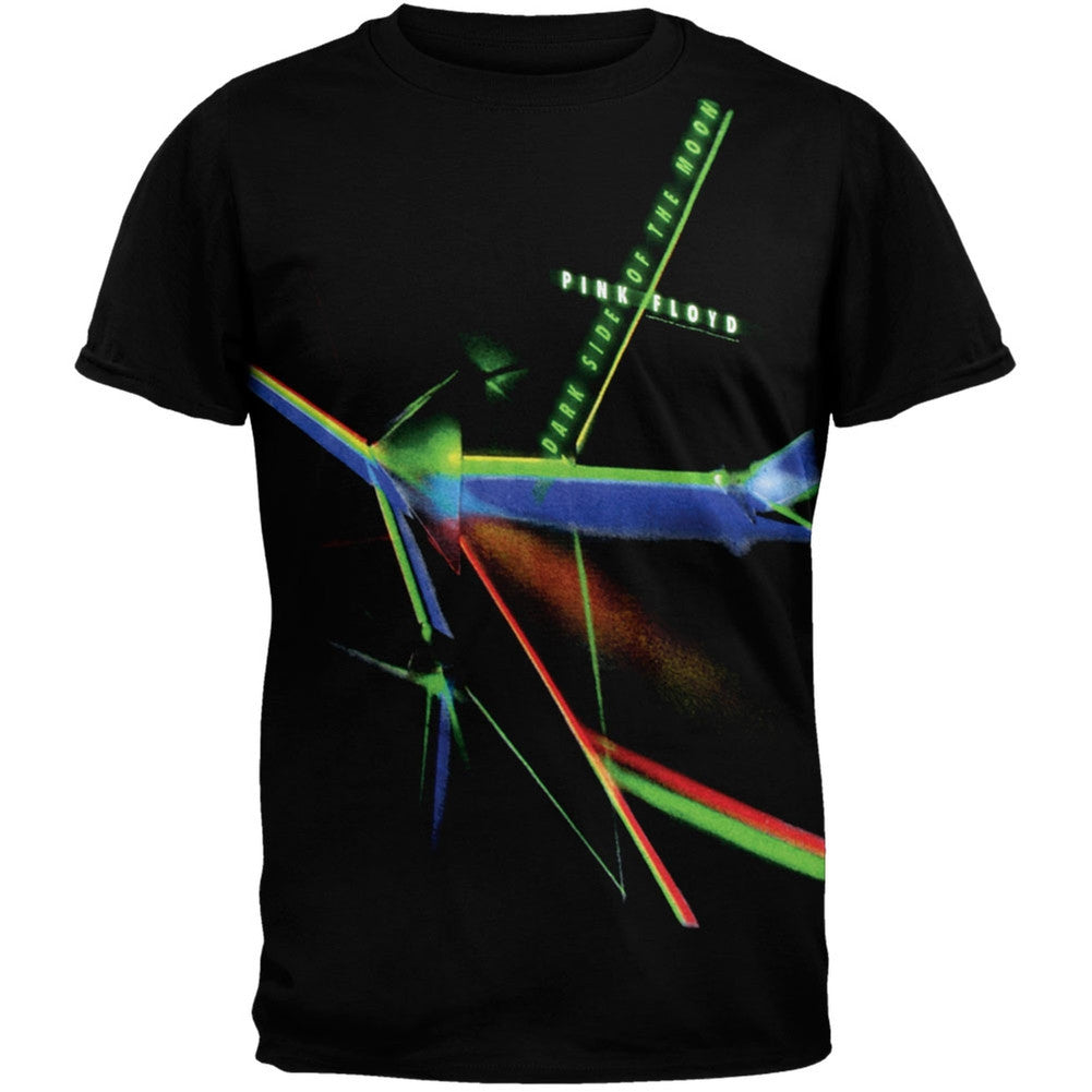 Pink Floyd - Neon Dark Side T-Shirt Men's T-Shirts Pink Floyd LG Black 