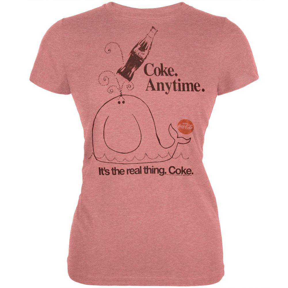 Coke - Anytime Juniors T-Shirt Juniors T-Shirts Coca-Cola LG Pink 