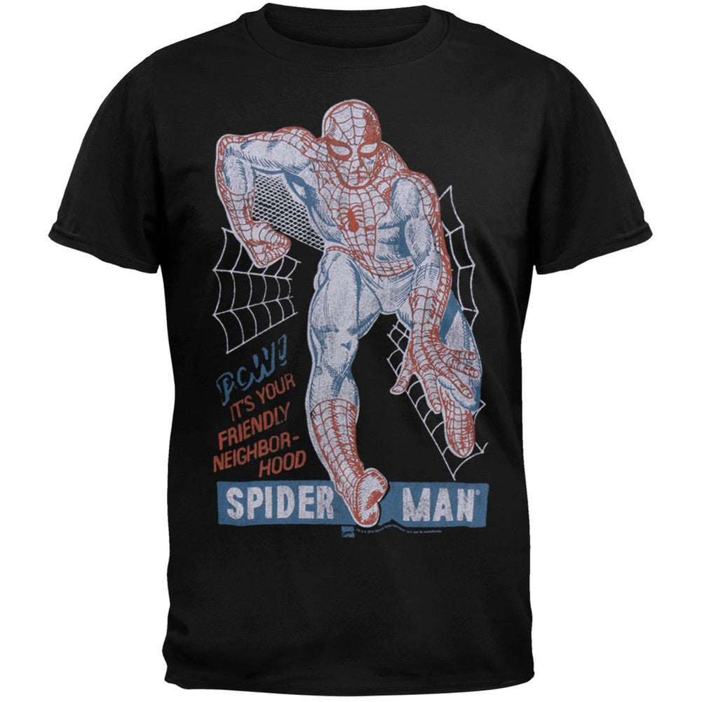 Spider-Man - Friendly Neighborhood Soft T-Shirt Men's T-Shirts Spider-Man   