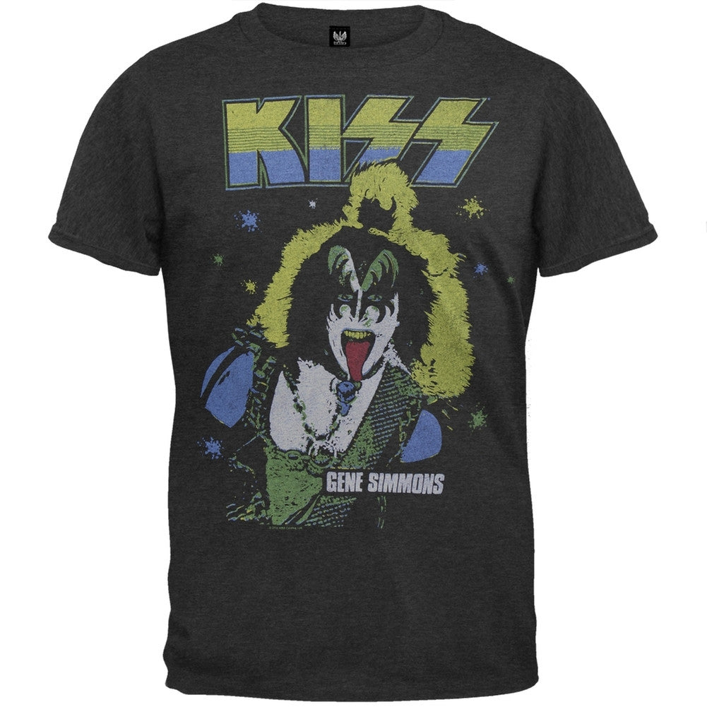 Kiss - Gene Simmons Soft T-Shirt Men's T-Shirts Kiss SM Black 