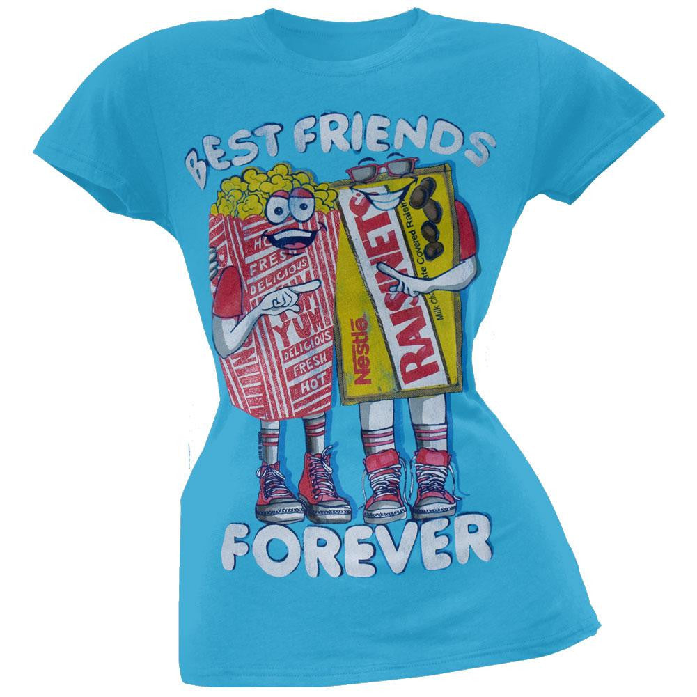 Raisinets - Best Friends Forever Juniors T-Shirt Juniors T-Shirts AAMRR LG Blue 