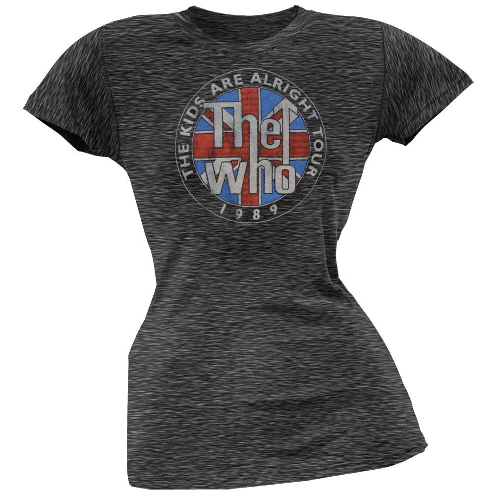 The Who - Kids Are Alright 89 Juniors T-Shirt Juniors T-Shirts The Who LG Grey 