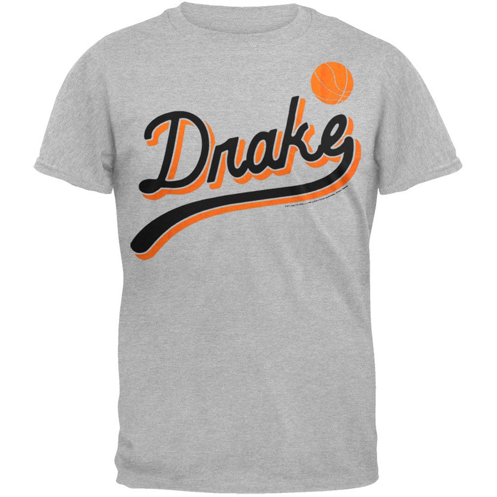 Drake - Basketball T-Shirt Men's T-Shirts Drake MD Grey 