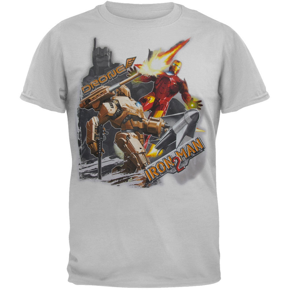 Iron Man - Twilight Drone T-Shirt Men's T-Shirts Iron Man LG Grey 