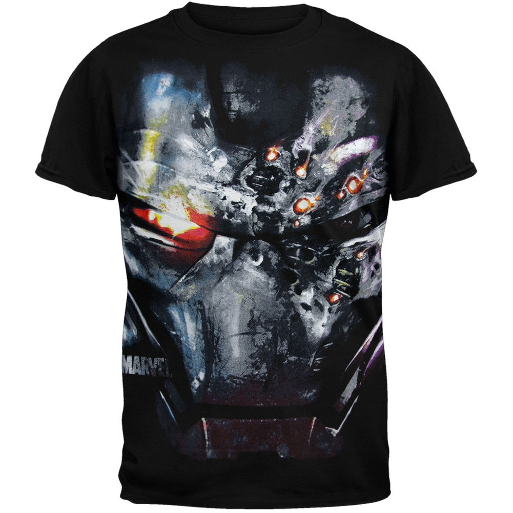 Iron Man - War Face T-Shirt Men's T-Shirts Iron Man SM Black 