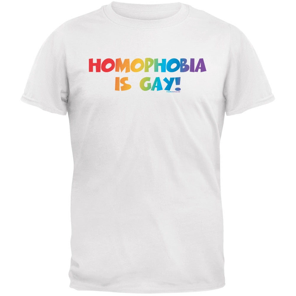 Homophobia Is Gay T-Shirt Men's T-Shirts Old Glory   