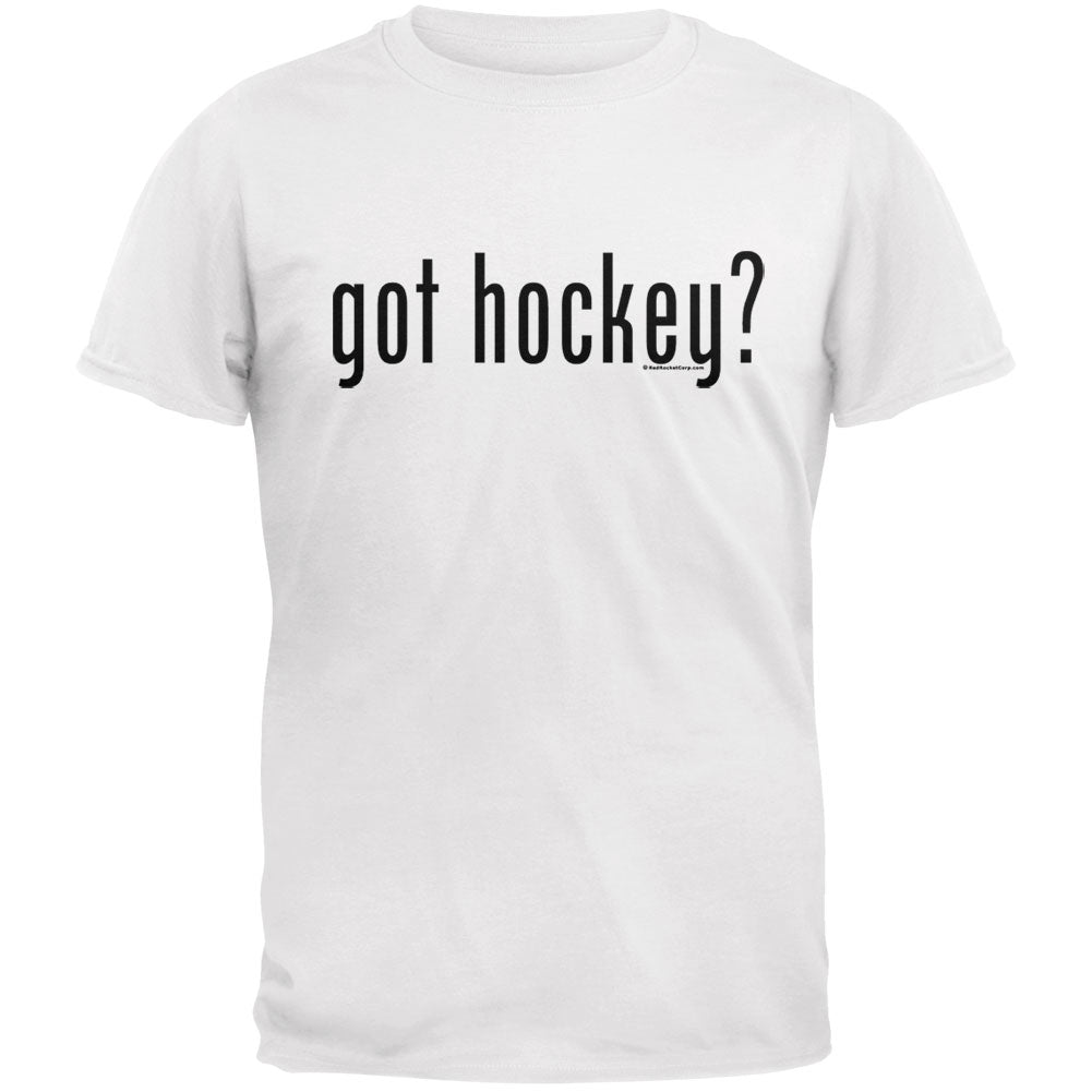 Got Hockey? T-Shirt Men's T-Shirts Old Glory 2XL White 