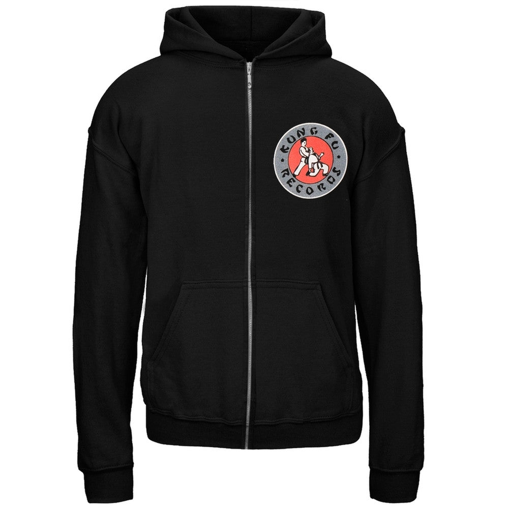 Kung Fu Records - Logo Youth Zip Hoodie Youth Hoodies Old Glory   