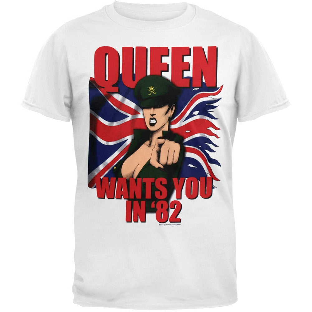 Queen - Want You In 82 Soft T-Shirt Men's T-Shirts Queen   