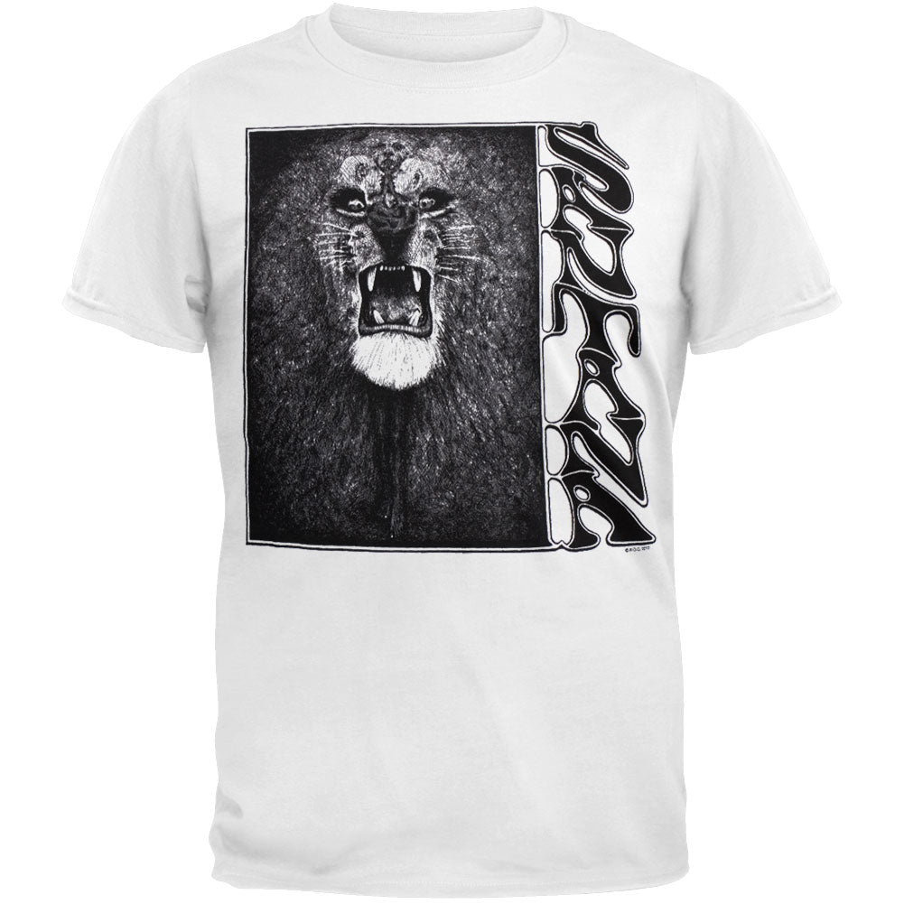 Santana - Lion Soft T-Shirt Men's T-Shirts Santana MD White 