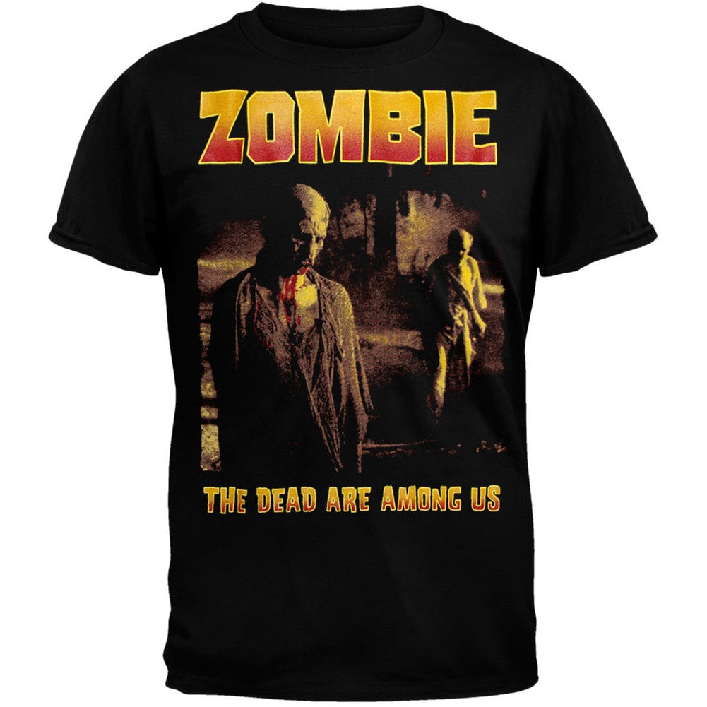 Zombie - Dead Are Among Us T-Shirt Men's T-Shirts Zombie SM Black 