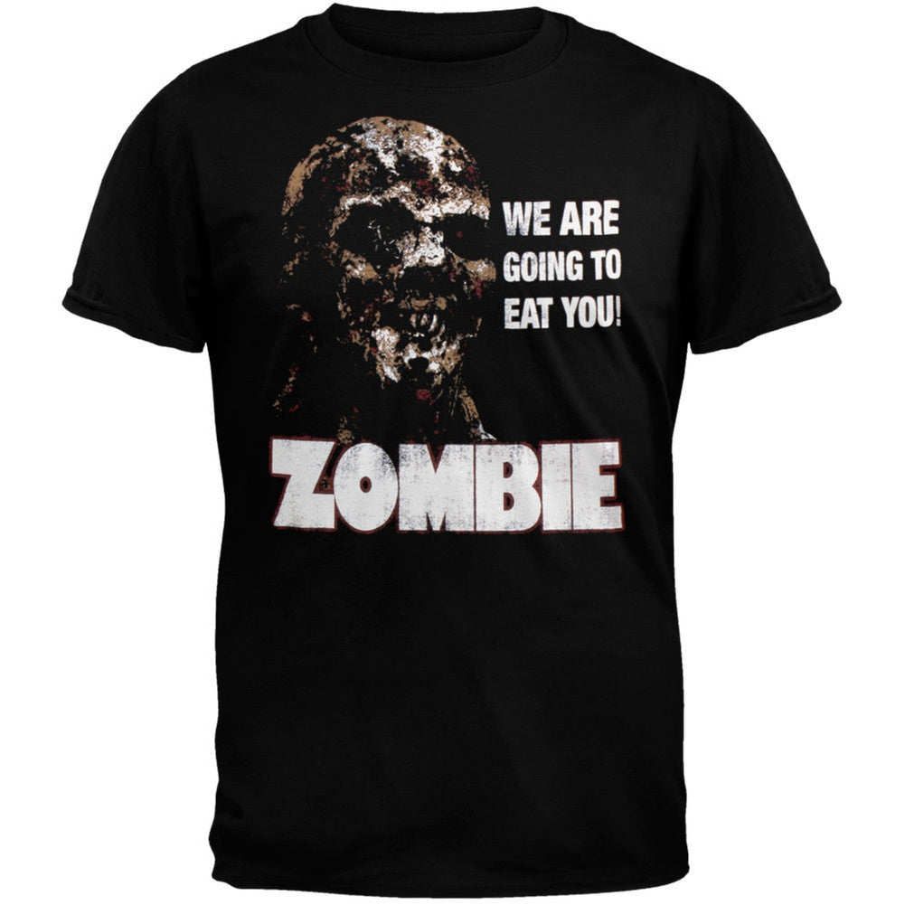 Zombie - We Are Going To Eat You Soft T-Shirt Men's T-Shirts Zombie   