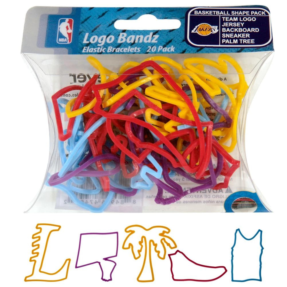 Los Angeles Lakers - Icons Logo Bandz Silly Bandz Old Glory OS Multi 