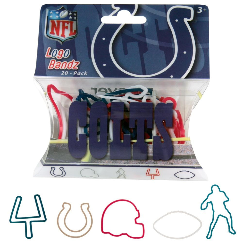 Indianapolis Colts - Icons Logo Bandz Silly Bandz Old Glory OS Multi 