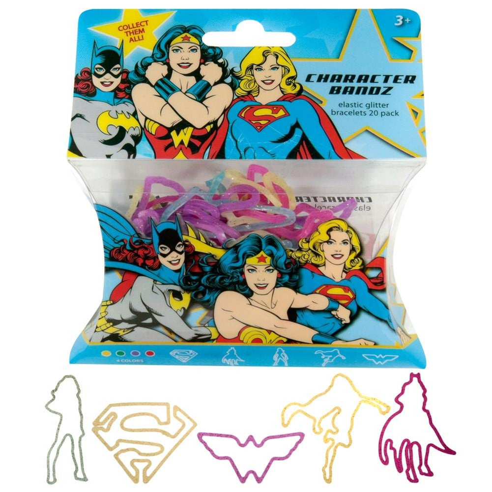 DC Comics - Women Heroines Logo Bandz Silly Bandz Old Glory   