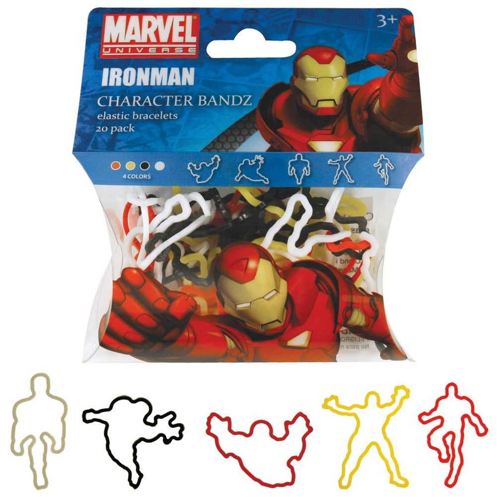 Iron Man - Characters Logo Bandz Silly Bandz Old Glory   