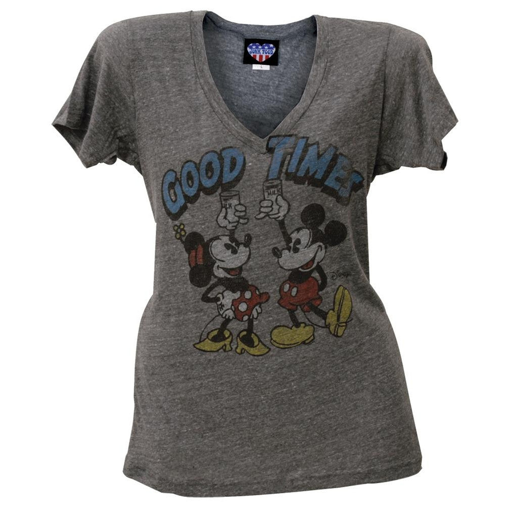 Disney - Good Times Juniors T-Shirt Juniors T-Shirts Disney Characters LG Grey